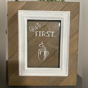 8x10 Wood Coffee Bar Sign